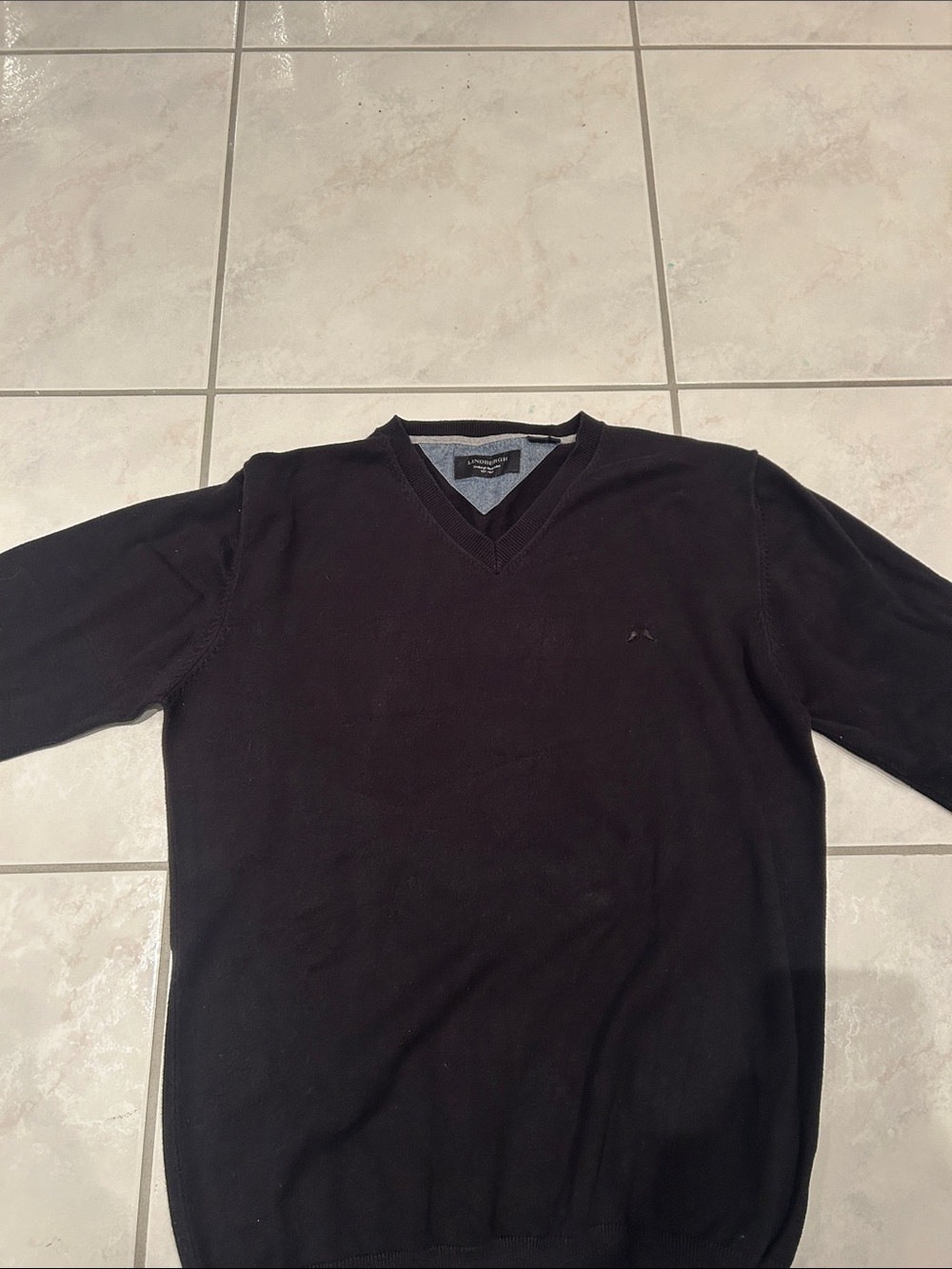 Men's V-Neck Sweater - Black